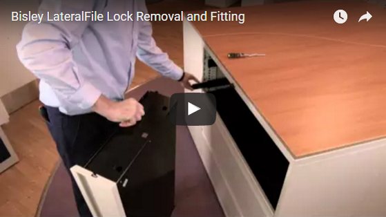 Bisley LateralFile Lock Removal an Fitting