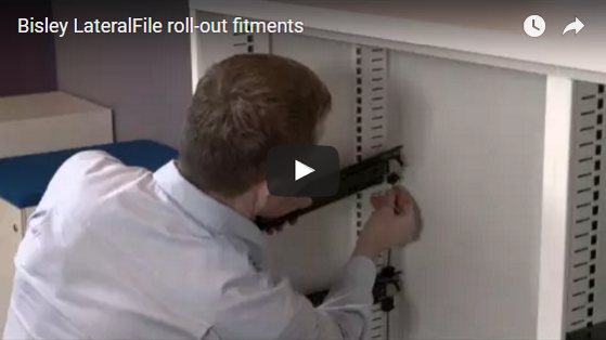 Bisley LateralFile roll-out fitments